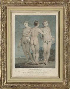 Les Trois Graces by Jean-Francois Janinet