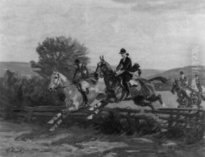 Reiter Auf Der Fuchsjagd by Angelo Jank