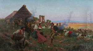 Una Festa Nella Campagna Romana by Pietro Barucci