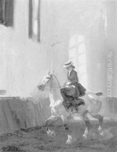 Dressurreiterin by Angelo Jank