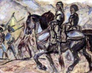 Weltherren Zu Pferde by Angelo Jank