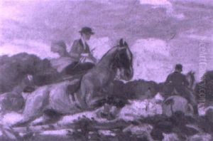 Hunting Scene by Angelo Jank