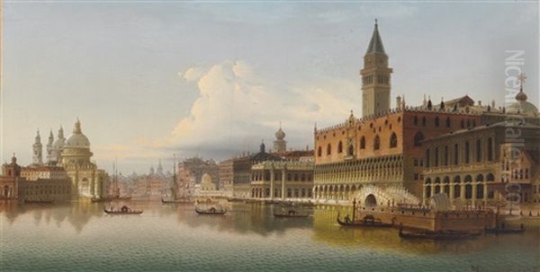 View Of The Canal Grande With The Palazzo Ducale - view 1