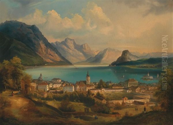 Blick Auf Gmunden - view 1