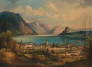 Blick Auf Gmunden