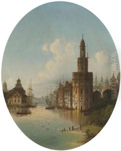 Blick Auf Den Goldenen Turm In Sevilla
