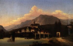 Stadtchen Am Fluss