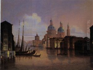 Venezianische Ansicht by Johann Wilhelm Jankowski