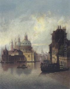 Venedig, Ein Blick Auf S. M. Salute Venedig, Ein Blick Auf S. M. Salute