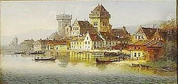 Stadtlandschaft An Oberitalienischem See - view 1
