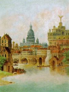 Blick Auf Rom by Johann Wilhelm Jankowski