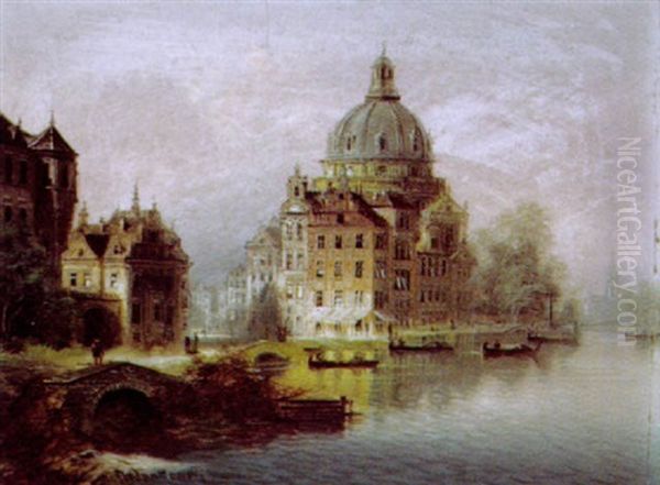 Stadtmotiv Am Fluss - view 1