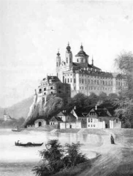 Blick Auf Stift Melk - view 1