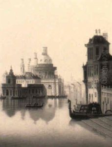 Venedig Am Eingang Des Canale Grande