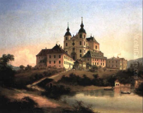 View Of A Church In A River Landscape - view 1