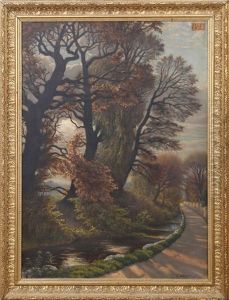 Toulon - Entree De Ville - Lieu Dit La Riviere Des Amoureux by Louis A. F. (Jean-Louis) Janmot