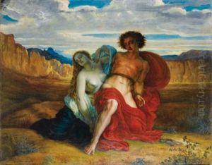 Le Supplice De Mezence by Louis A. F. (Jean-Louis) Janmot