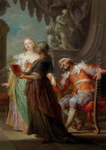 Two Gallant Scenes by Frans Christoph Janneck