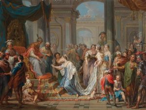 Esther Before King Ahasuerus by Frans Christoph Janneck