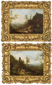Pendants - Landscapes by Frans Christoph Janneck
