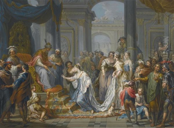 Esther Before Ahasuerus - view 1