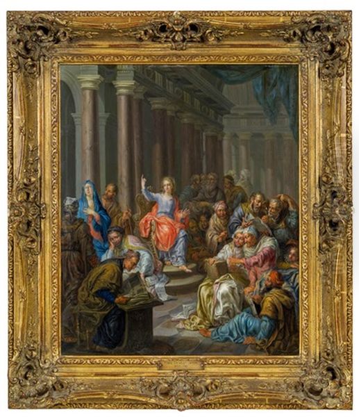 Christus Und Die Schriftgelehrten Im Tempel - view 1