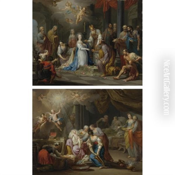 The Birth Of The Virgin (+ The Marriage Of The Virgin; 2 Works) - view 1