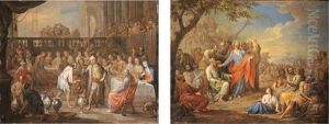 The Marriage At Cana by Frans Christoph Janneck