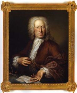 Portrat Des Kurmainzischen Hof-weinlieferanten Matthieu Andre Chandelle by Frans Christoph Janneck