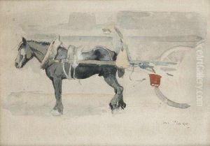 A Study Of A Draft Horse by Victor Barvitius