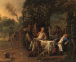 Sommerliches Festmahl by Frans Christoph Janneck