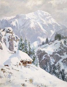 Die Rax An Der Steirisch-niederosterreichischen Grenze, Von Der Schneealpe Aus Gesehen by Georg Janny