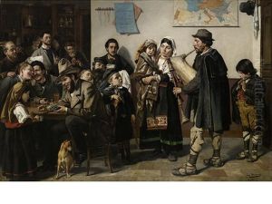 Travelling Musicians by Edouard De Jans