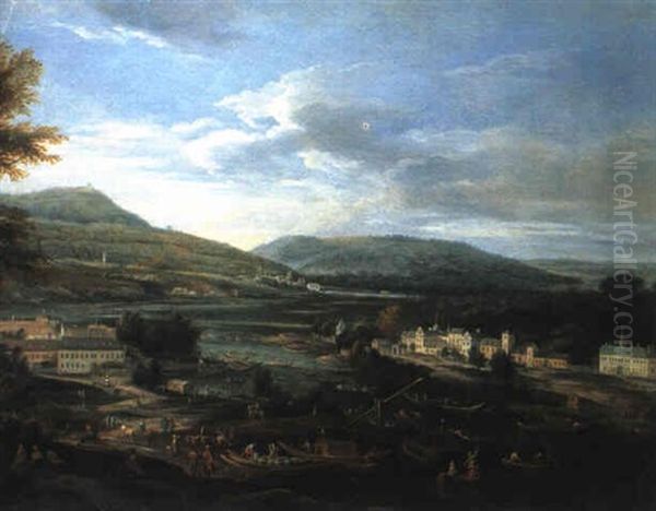 Blick Von Der Gonzaga-bastei Oder Dem Vorgelagerten Ravelin Des Fischertores Auf Den Nordwesten Von Wien - view 1