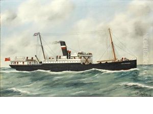 The Ss Londoner At Sea
