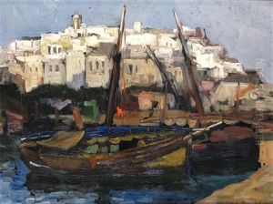Tangiers Fishing Harbour by Dirk Jansen