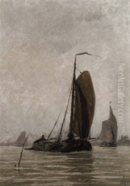 Sailing Barges In A Breeze - view 1