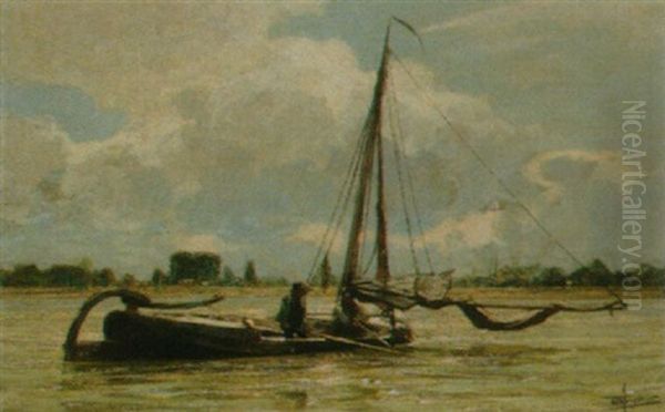 Flusspartie Mit Fischern - view 1