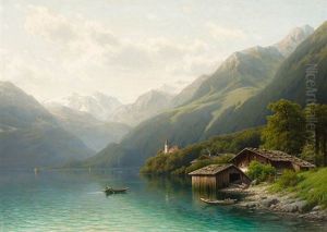 Am Brienzer See In Der Schweiz by Joseph Jansen