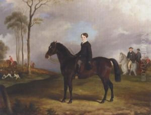 Boy On His Hunter At A Meet by John Barwick