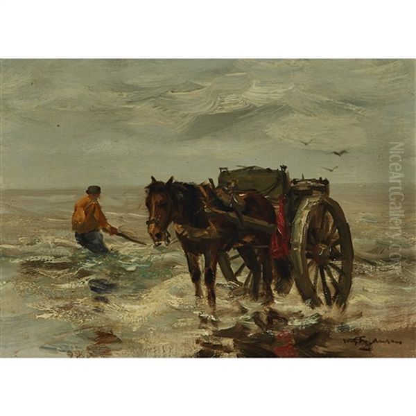 Schelpenvisser Op Het Strand (shell Fishermen On The Beach) - view 1