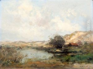 Een Duinmeer by Willem George Frederik Jansen