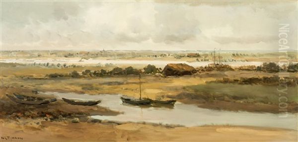 The River Waal Near Nijmegen - view 1