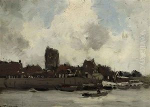 Gezicht Op Woudrichem (view Of Woudrichem)
