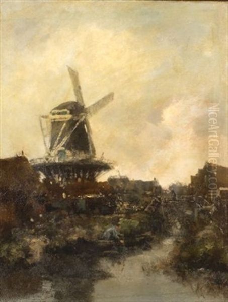 Landscape With Windmill - view 1