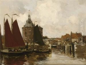 A View Of The Drommedaris, Enkhuizen
