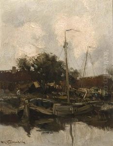 Moored Sailing Vessels