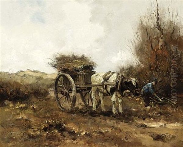 A Woodgatherer In The Dunes - view 1