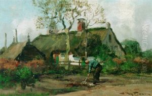 A Peasant By A Farm A Peasant By A Farm