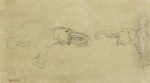 Studies Of Animals And People by Antoine-louis Barye